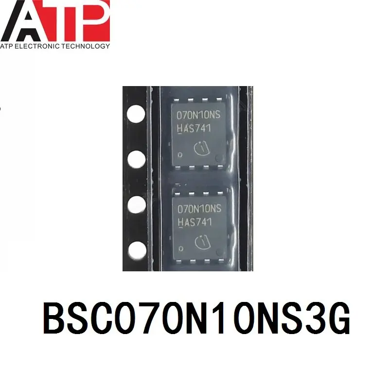 

(10piece) New Original BSC070N10NS3G 070N10NS BSC070N10NS3GATMA1 Chip MOSFET N-CH 100V 90A TDSON-8