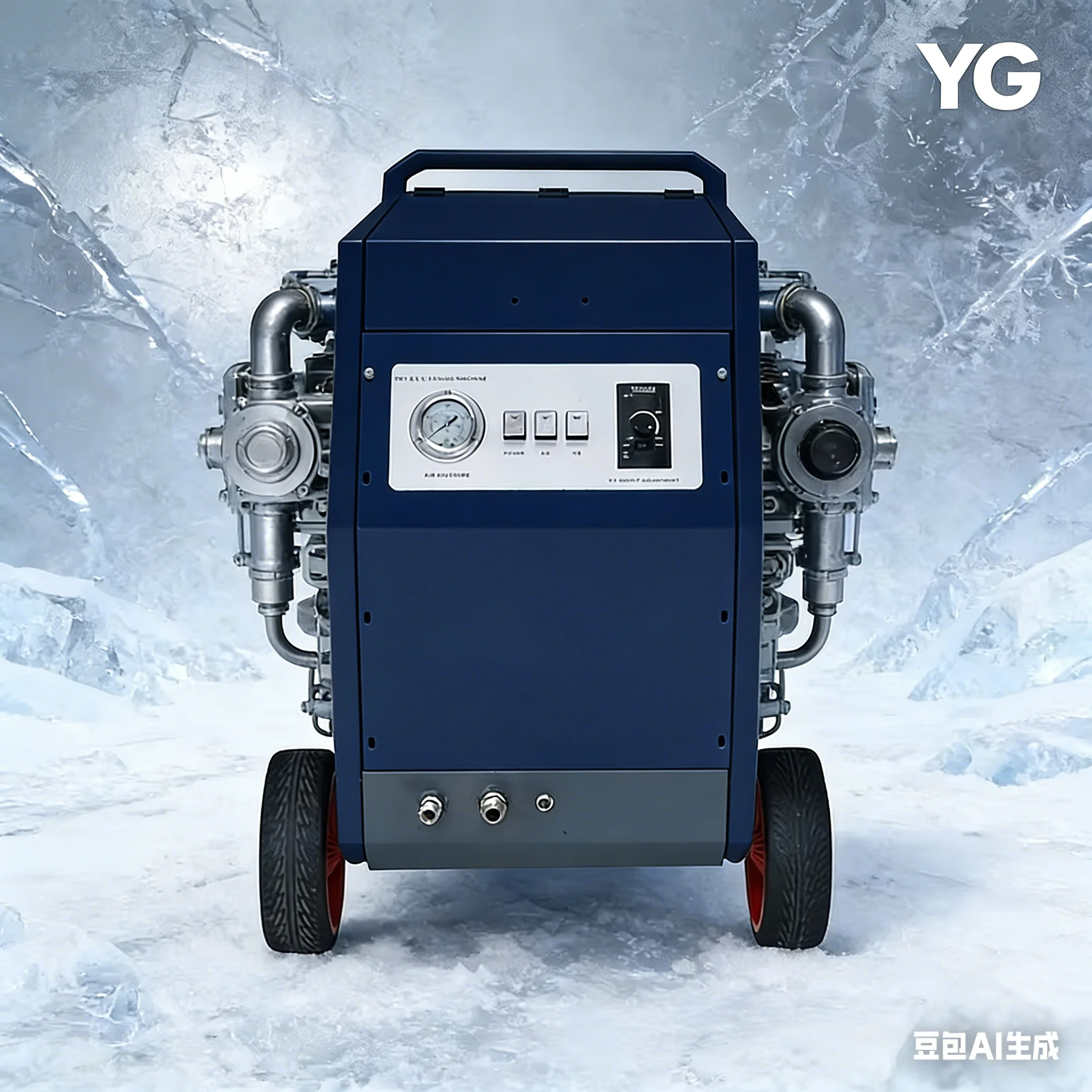 

Customized Dry Ice Cleaning Machine Heavy Duty for Power Plant Turbine Online Descaling Work