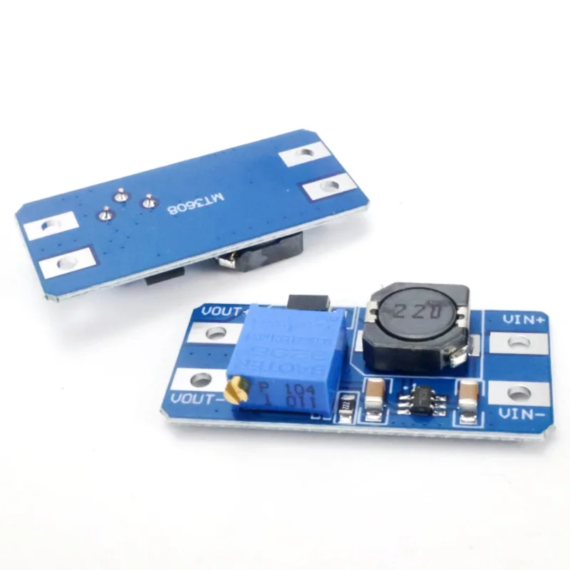 MT3608 DC-DC Boost Converter 2A 2V-24V to 5V/9V/12V/28V Power Module for Arduino 1/3/9 Pieces