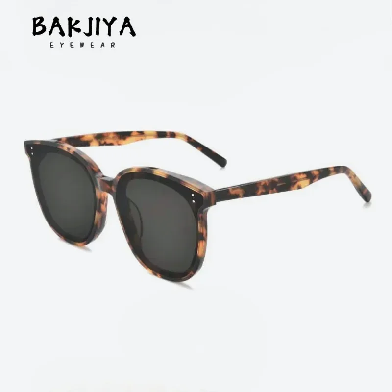 BAKJIYA New Fashion Men and Women Senior Acetate Sunglasses Luxury Designer Trend Style Outdoor UV400 Eye Protection Sun Glasses