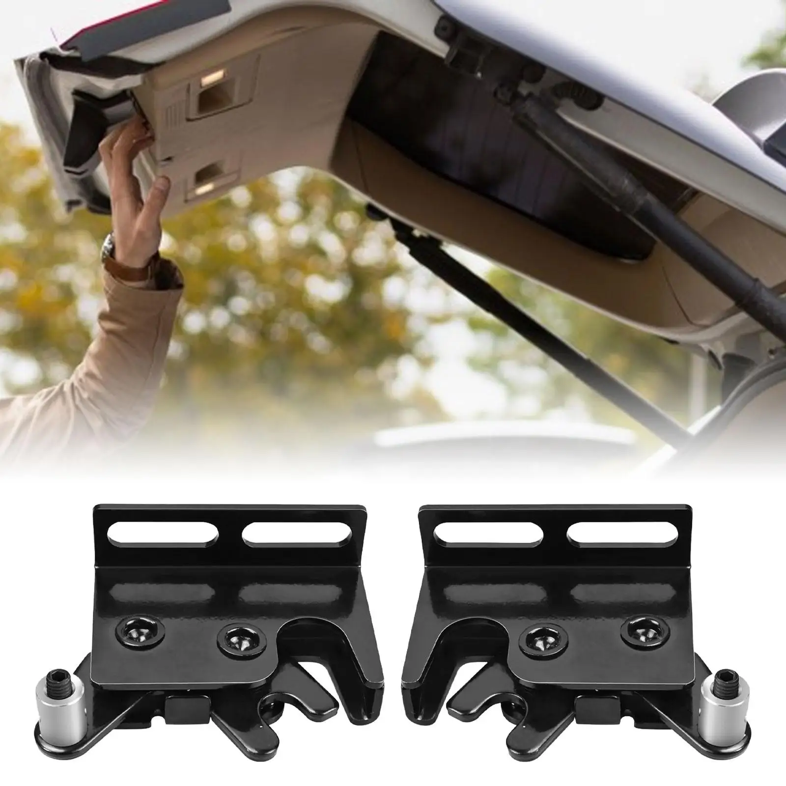 

Truck Cap Rotary Latch Catch Kit Driver Passenger Side 83515 83514 for Truck Bolt Cap Replacement