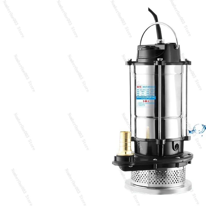 

Погружной насос 220 В, бытовой сельскохозяйственный водяной насос для глубоких скважин, канализационный насос, 1 дюйм, небольшой высокий подъемник