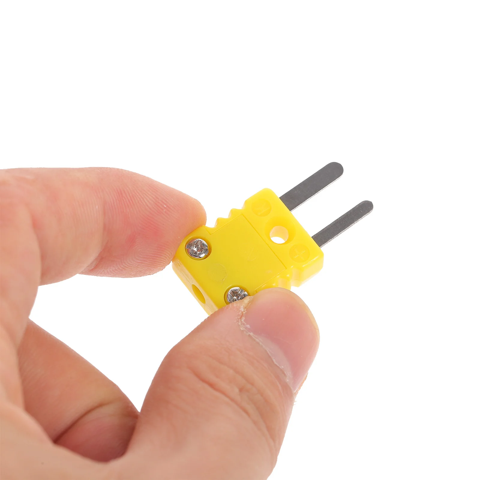 

2pcs Plastic Thermocouple Connector K Type Wire Adapter Durable Insulation Repair Joint For Electrical Supply