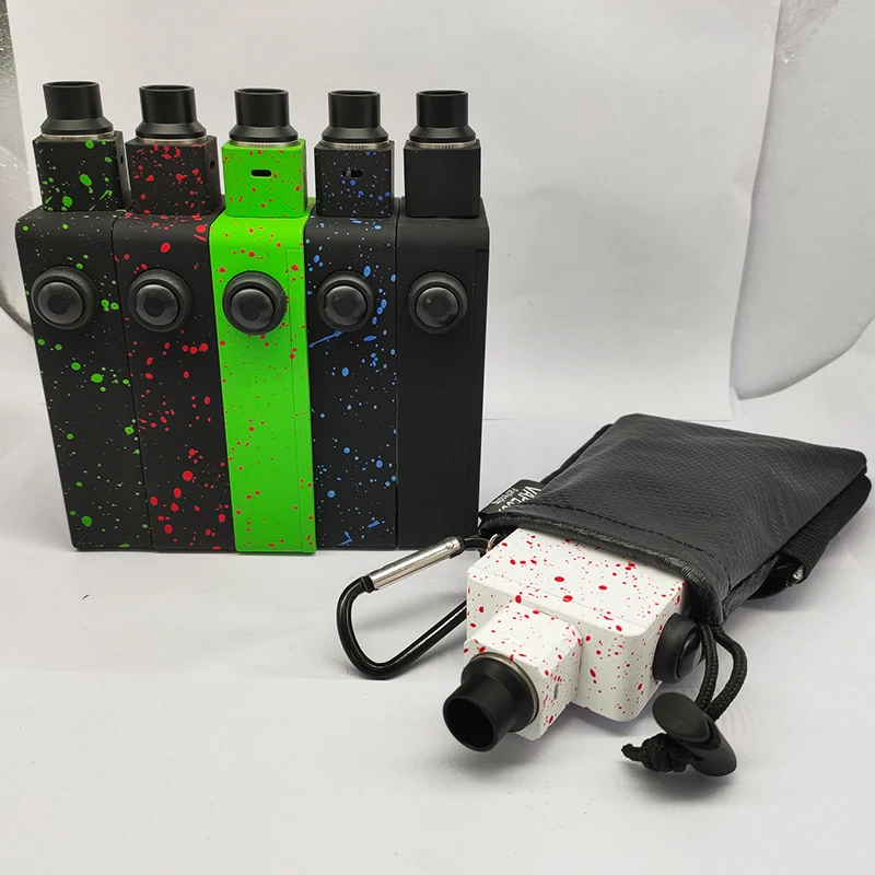 

Tuglyfe Tugboat Box Mod Kit with 2 X 18650 Batteries Unregulated Mechanical Mod Portable Cubed RDA Velocity RDA spare parts
