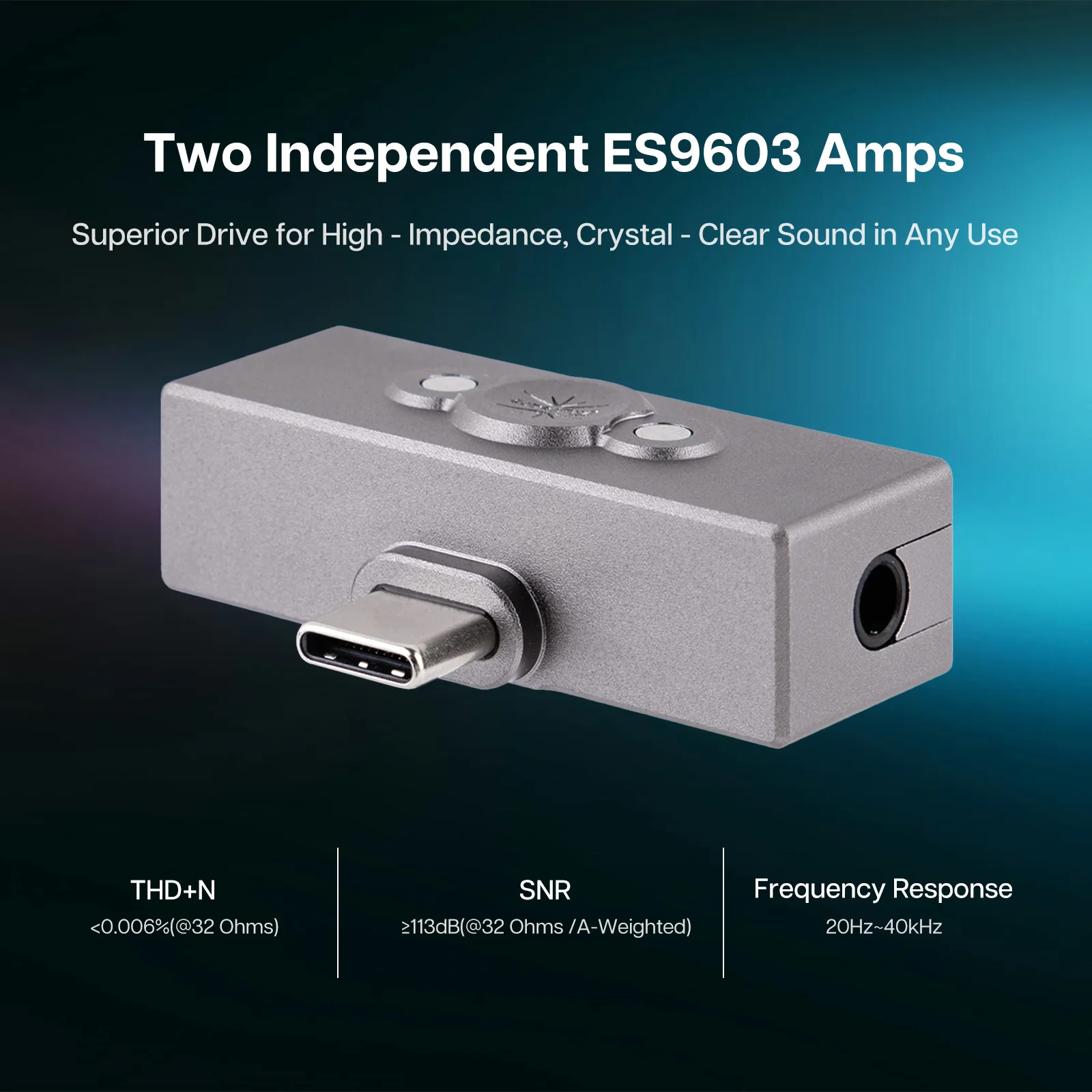 Linsoul Kiwi Ears Allegro Pro All-New Upgraded Dual ES9603 DAC/AMP with 3.5mm Single-Ended and 4.4mm Balanced Output