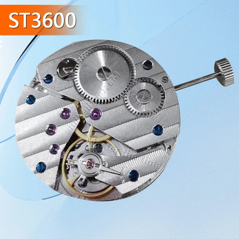New ST3600 Mechanical Movement Men's Watch ST36 Chinese Watch ETA 6497 Manual Winding 17 Jewels