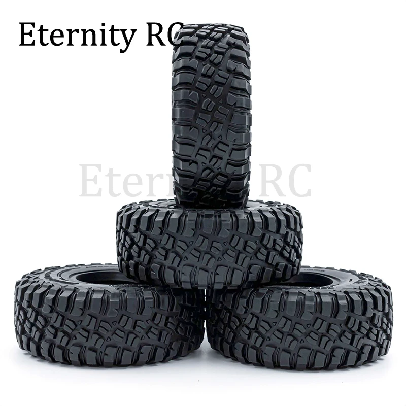 RC 1.9 4PCS  117mm Rubber Tire Rock Crawler Tyre For RC Car TRX4 TRX6 SCX10 D90 TK300 CC01 YIKONG 4102 4103 4082