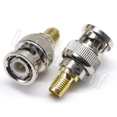 Imagen 2 del producto Conector macho SMA a conector de antena de Radio BNC hembra M/F, convertidor RF, Kit de adaptadores de antena de Radio M/F, adaptador Coaxial SMA a BNC