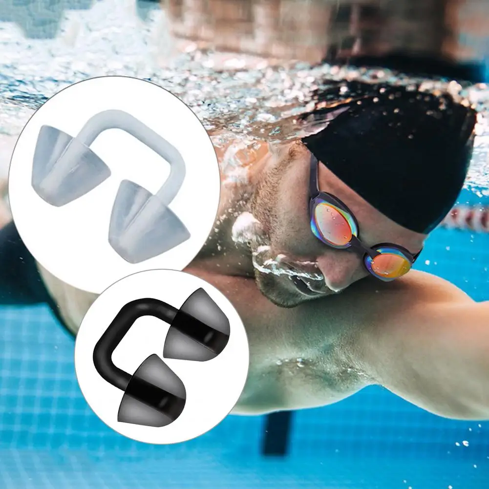 Swimming Nose Plugs Silicone Nose Protector Reusable Waterproof Swim Nose Clip Professional Swimming Diving Surfing Accessories