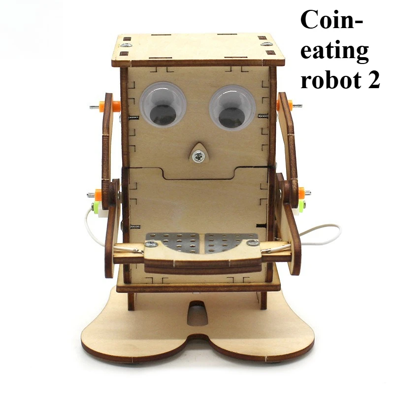 DIY Microscope Excavator fan robot  Model Kit - Science And Technology Trend Toy for Small Projects Educational Experiment