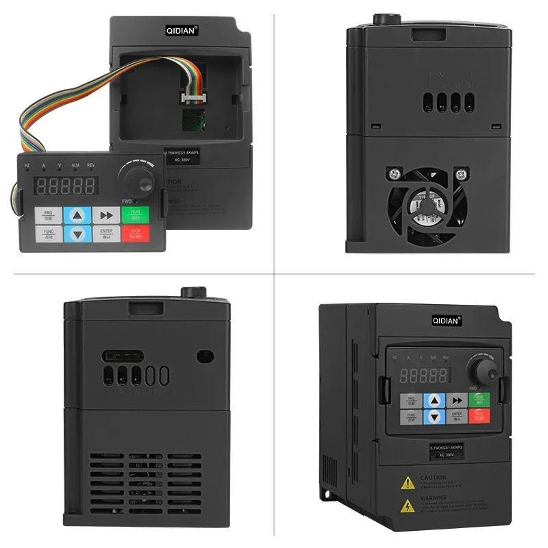 Gute Qualität Vektorsteuerung 220 V 380 V einphasiger dreiphasiger VFD-Leistungswechselrichter mit variabler Frequenz