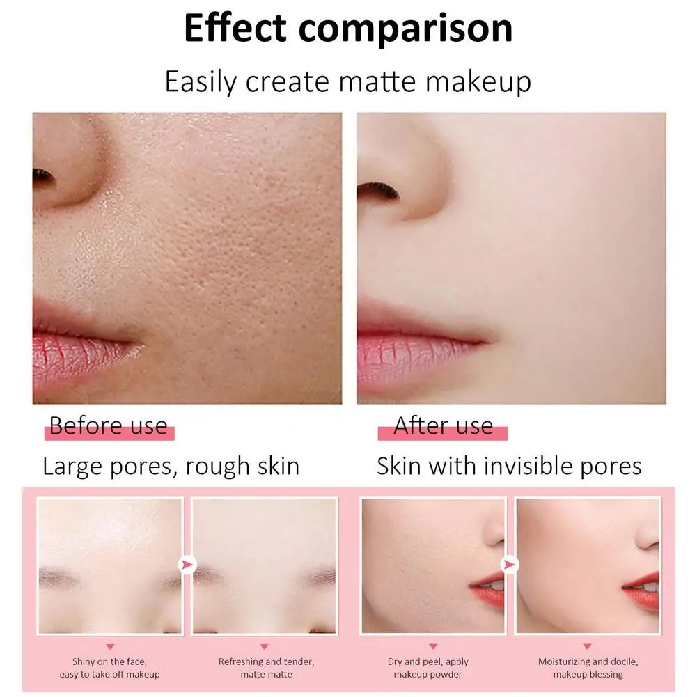 Pore Base Gel Cream Moisturizing Face Foundation Primer Cover Pores Light Weight Moisturizing Makeup Primer Remove Oils Isolatin