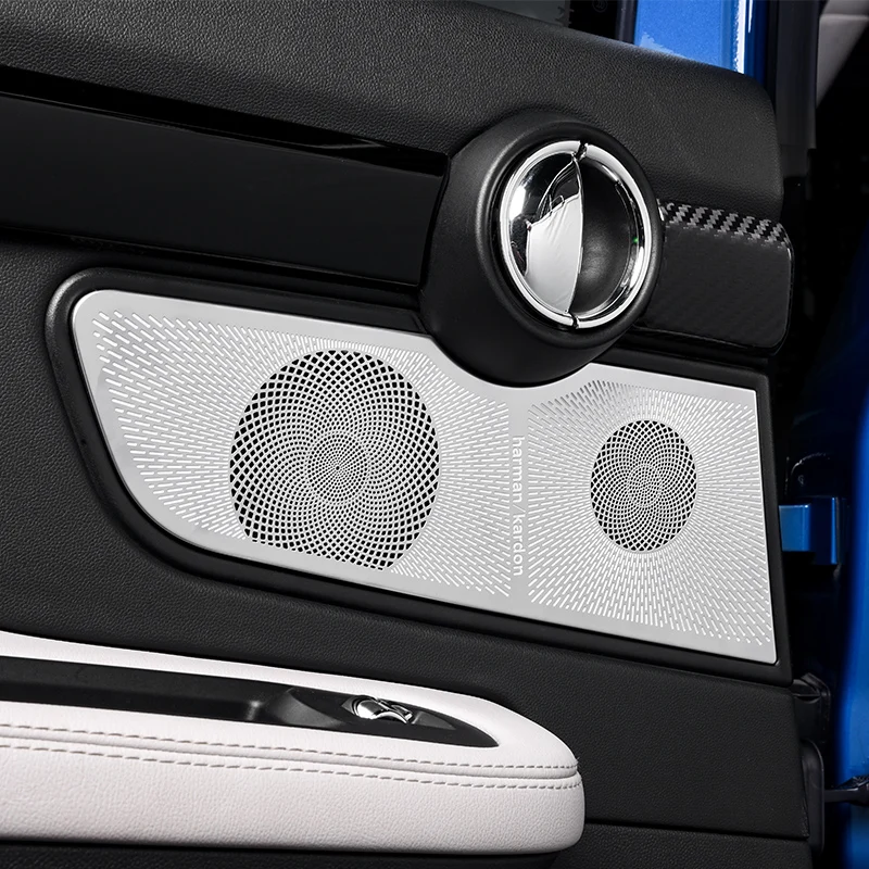 

For Mini Cooper F60 COUNTRYMAN Car Door Loud Speaker Decorative Cover Trim Sticker Car Styling Interior Accessories