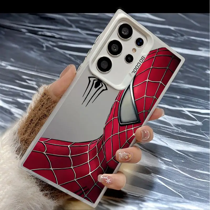 Marvel Sipider Man Phone Case for Samsung Galaxy S24Ultra S23 FE Note 20 Ultra S20 S21 S22 Plus S20fe S23Ultra 5G funda Cases