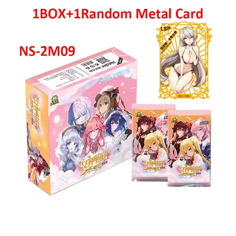 

NS-2M09 Goddess Story Collection Cards Booster Box Girl Party Swimsuit Game Card Child Kids Table Toys For Family Birthday Gifts