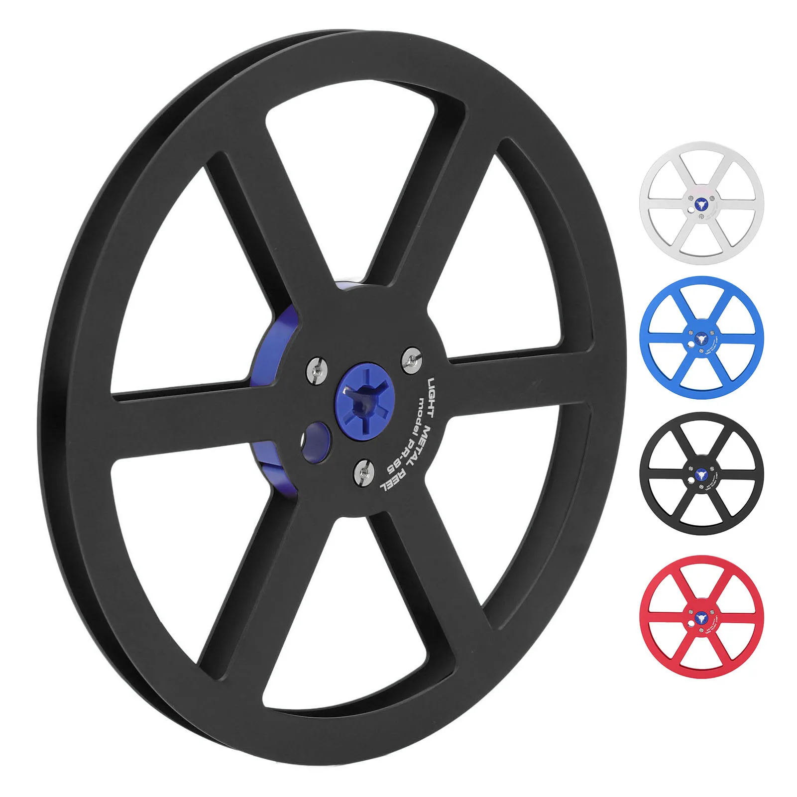 1/4 7 Inch Empty Take Up Reel to Reel Nab Aluminum Metal Reel 6 Holes Sound Tape Open Reel Small Hub Nab Empty Tape Reel