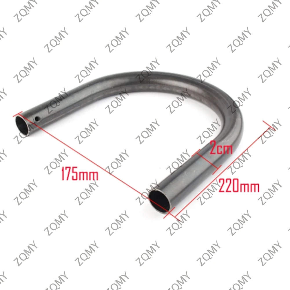 오토바이 카페 레이서 시트 프레임 후프 루프 엔드 브랫, 혼다, 야마하, 스즈키, 스테인리스강 범용, 175mm, 210mm, 1 개