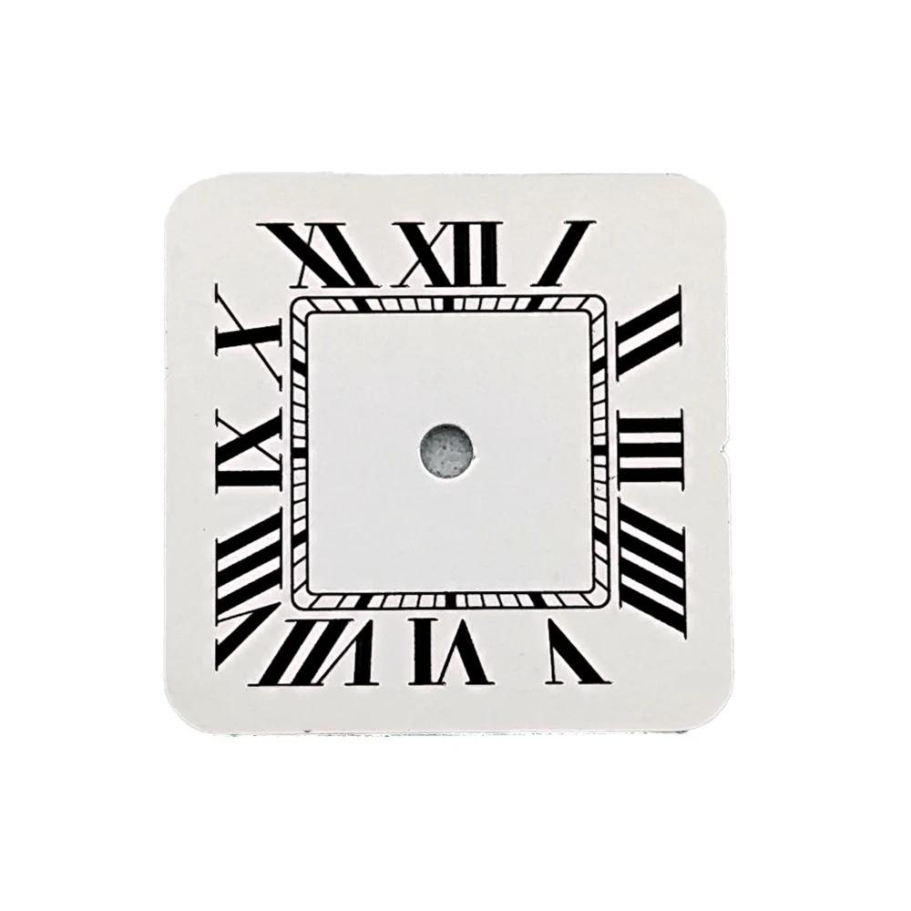 New Y120 square dial 19mm custom logo dial Roman numeral dial suitable for Y120 movement watch modification accessories