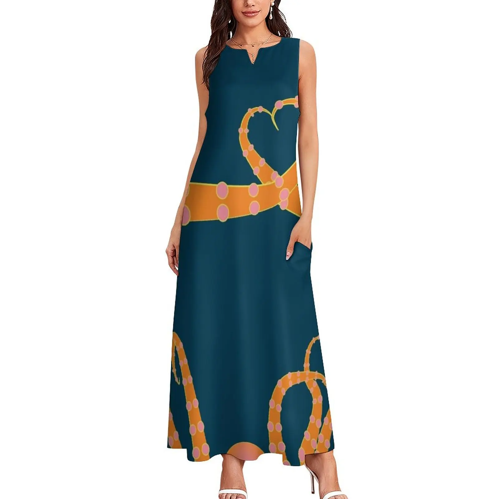 I <3 Tentacles Long Dress clothes for women fairy dress