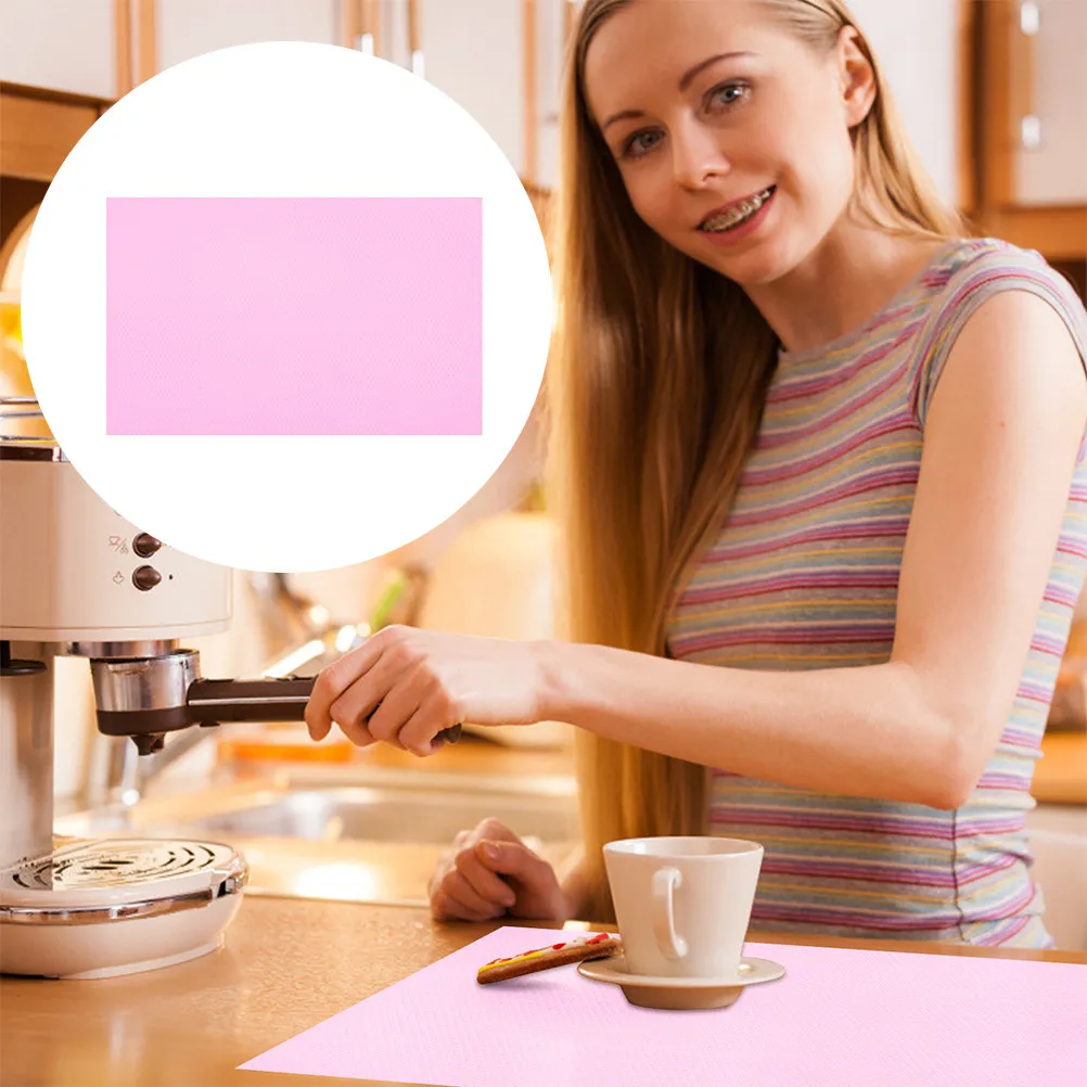 

6Pcs Anti-Slip Mat Food Grade Eva Waterproof Non-Stick Easy Clean Refrigerator Pad for Drawer Cabinet Shelf Organizer