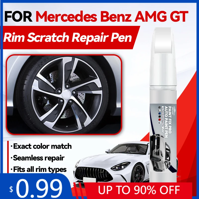 Wheel Hub Touch Up Paint Pen For Exclusive Use For Mercedes Benz AMG GT 1996-2026 Paint Repair Pen Touch Up Scratch Remover DIY