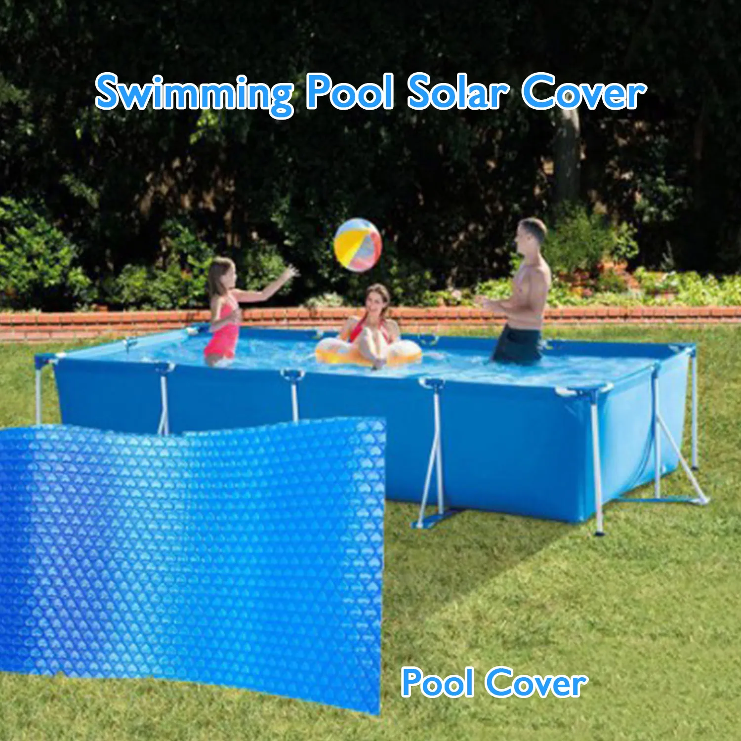 

Pool Solar Cover Rainproof Dust Insulation Film Covers for Inflatable Cool Swimming Pool Hot Tub Above Ground Pool Prevent Water