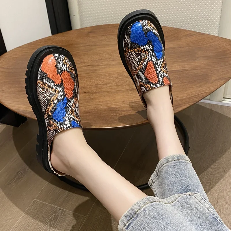Women's Slippers 2024 Spring Fashion Women Shoes Platform Solid Color Shoes for Women Wedges Flip Flops Women Zapatillas Mujer