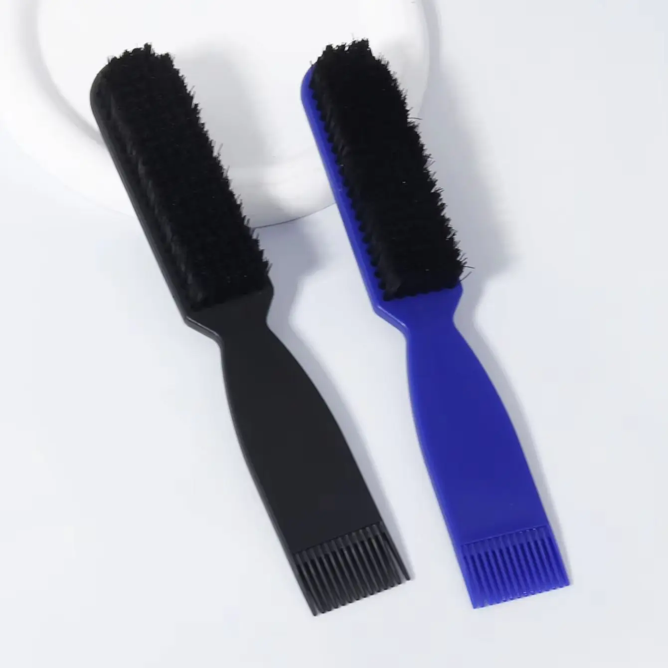 

Professional hair styling brush set, 2-in-1 brush hair salon styling tool, anti slip handle, special for real hair wigs