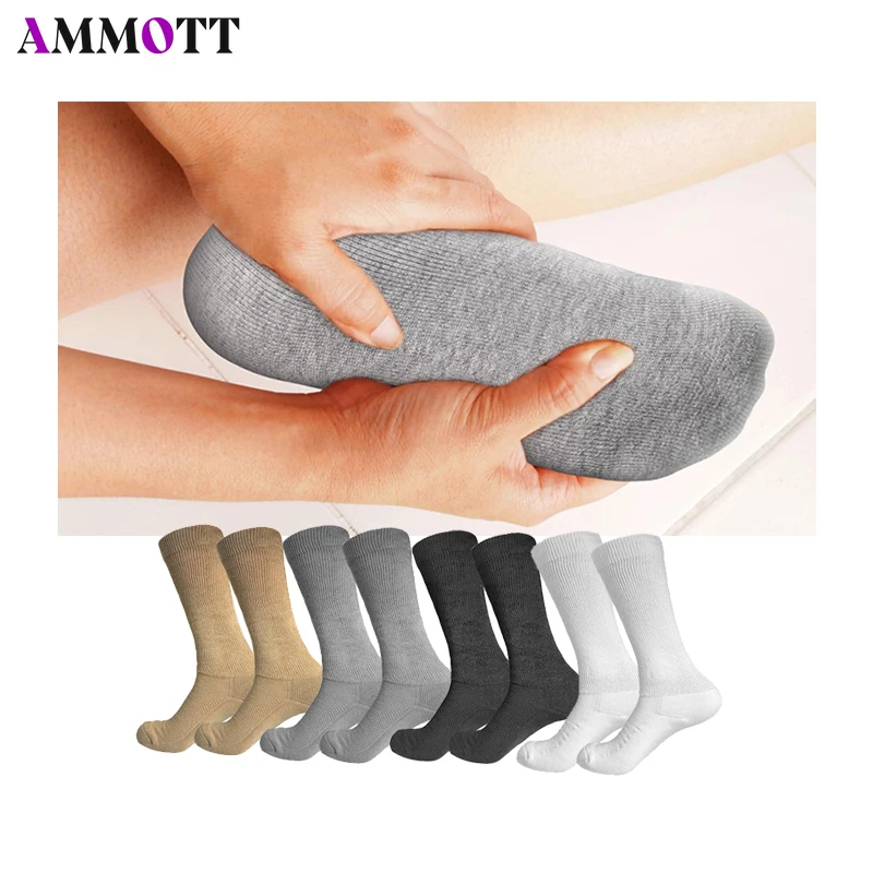 

1pair Women Cashmere Cotton Knee High Socks Long Knit Slouchy Boot Socks Soft Warm for Women Girls Travel Sport