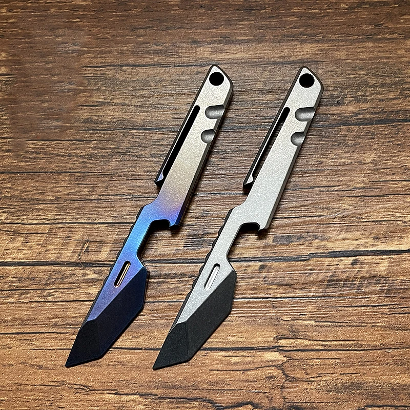 

Новый многофункциональный тактический инструмент TC4 Titanium Mamba: открывалка для бутылок, куботан, EDC-инструмент, брелок-подвеска для распаковки посылок