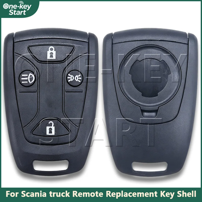 4 Buttons Truck Remote Replacement Key Shell for SAAB Scania DC13 143 148 141 4X2 6X2R GRS905 R S G P Series 【ONE-KEY START】