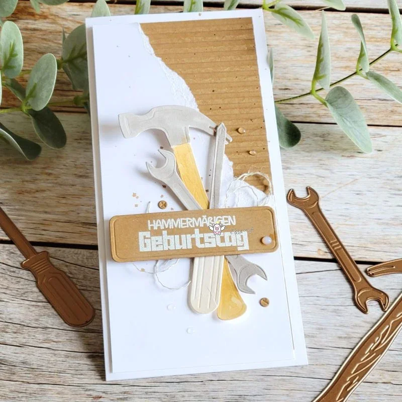 1pc Piggy Craft metal cutting dies cut die mold Service tool series hammer Scrapbook paper craft mold blade punch stencils
