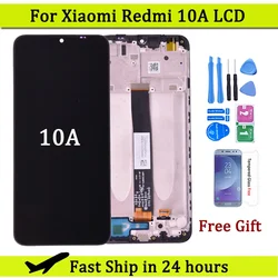 6.53 inches For Xiaomi Redmi 10A Display LCD Touch Screen Digitizer For Redmi 10A 220233L2C LCD Replacement Assembly