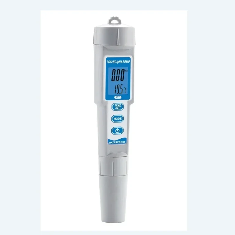 

PH-3508 Waterproof pH/EC/TDS Temperature Meters Digital Water Quality Monitor for Swimming Pools Drinking Water Aquariums 4in1