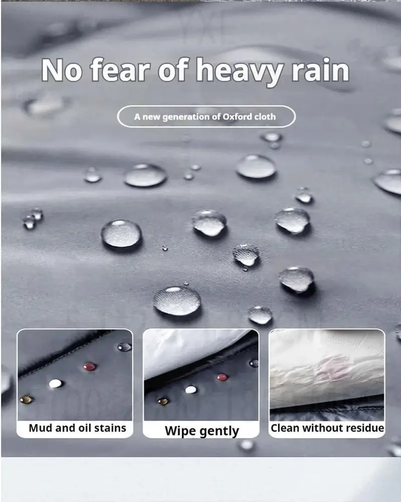 لغطاء سيارة مقاوم للماء ومقاوم لأشعة الشمس مناسب عالمي لسيارات الدفع الرباعي سيدان يحمي من أغطية سيارات الغبار الثلجي