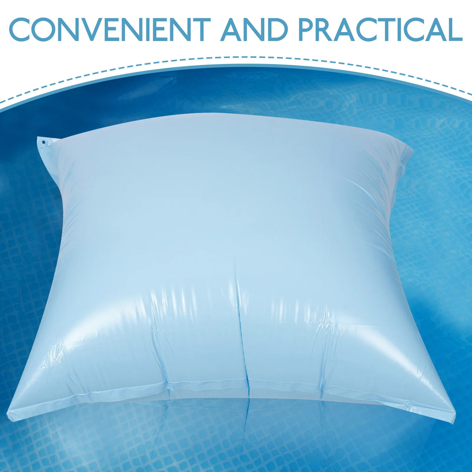 

1Set Winter Pool Pillow for Above Ground Pool Cover Freeze Protection Inflatable Air Pillow Heavy Duty PVC with Reinforced