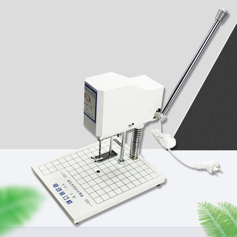 Xd-3 Electric Punching Machine Voucher Drilling Machine Twist Drill File Punching Binding Machine Office Punching