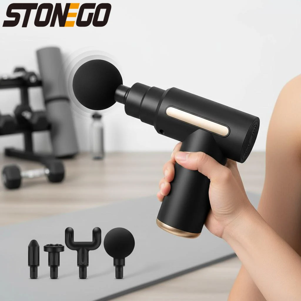 

Fascial Gun Deep Tissue Massage Gun Handheld Percussion Massager for Pain Relief Body Back Neck Leg