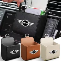 Car Storage Bag Interior Accessories Car Vent Outlet Storage Box For Mini Cooper S R55 R56 R505360 F5556 Countryman Accessories