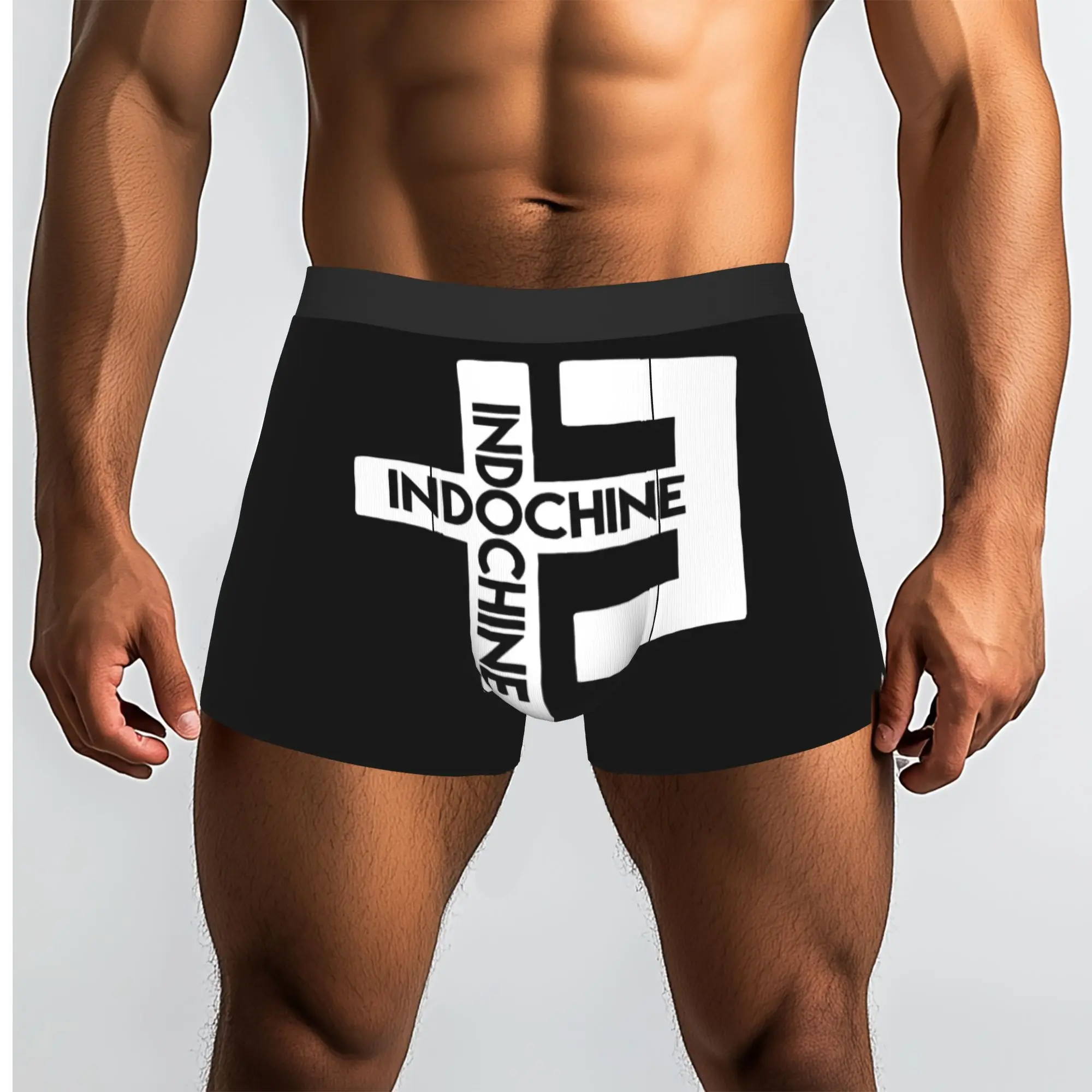 Popular Kocudot Indochine Lover Gifts INDOCHINE Underpants Breathbale Panties Man Underwear Ventilate Shorts Boxer Briefs