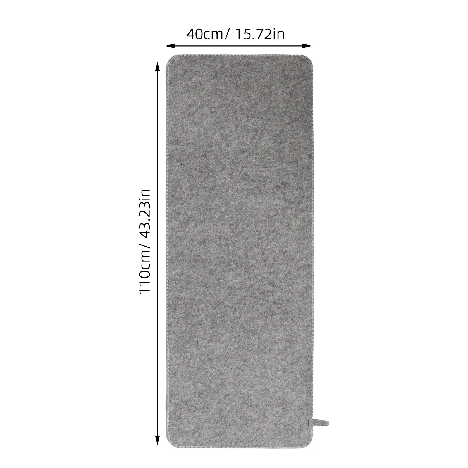Felt Sauna Seat Cushion Portable Spa Floor Mat 43.31x15.75in Heat Insulation Moisture Absorbing Sauna Bench Cover Steam Room Mat
