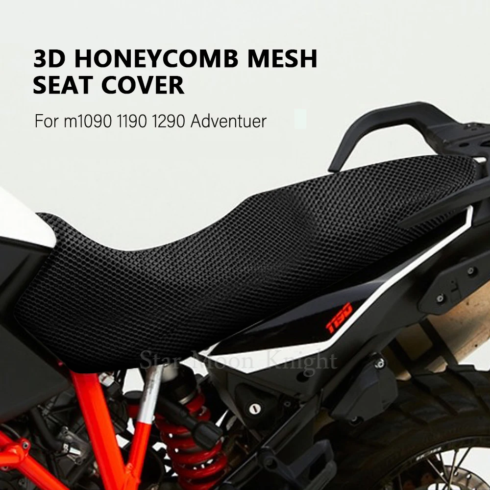 3D Breathable Mesh Seat Cushion Cover Waterproof Sun Protection Cover For 1090 1190 1290 Adventuer Motorcycle Accessories