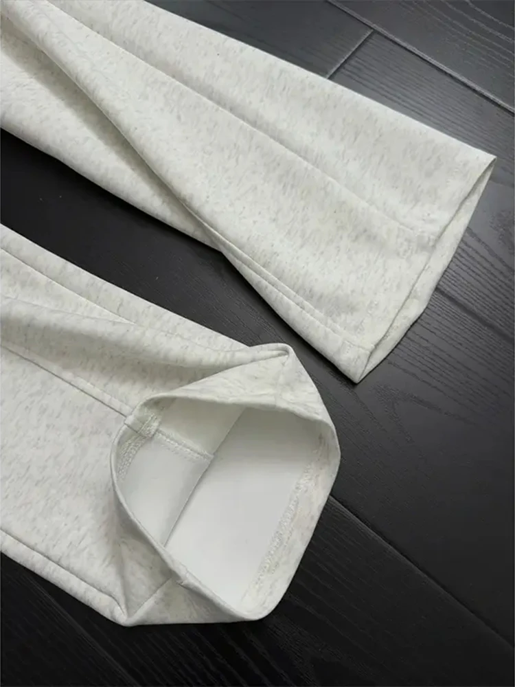 ey American Street Sle Pantaloni sportivi larghi da uomo Pantaloni sportivi casual autunnali con orlo arricciato Youth Faion