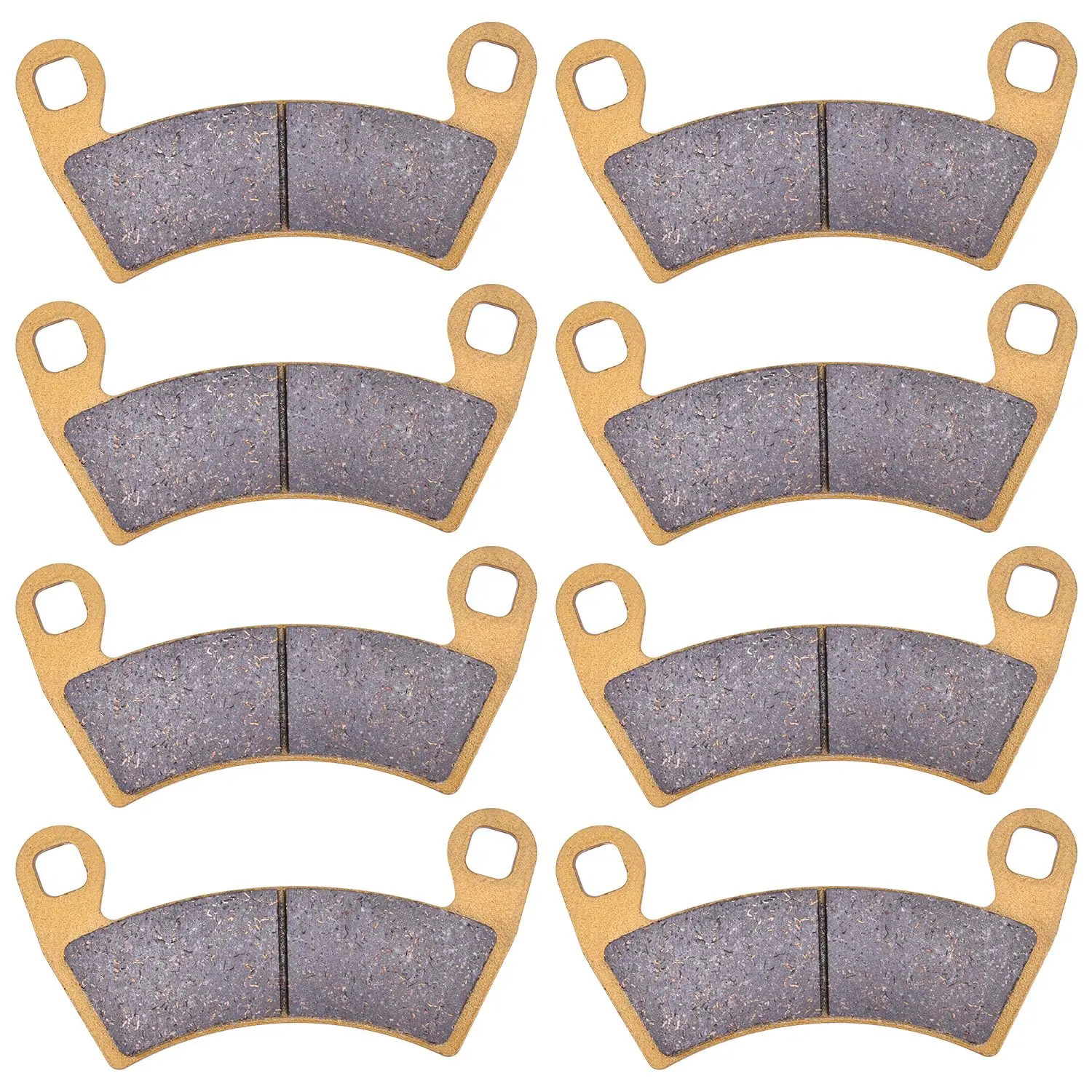 Front & Rear Brake Pad Set Ceramic for Polaris General XP 1000 / General 4 1000 /RZR 4 900 / RZR S 4 1000 900 /Ranger XP 1000/