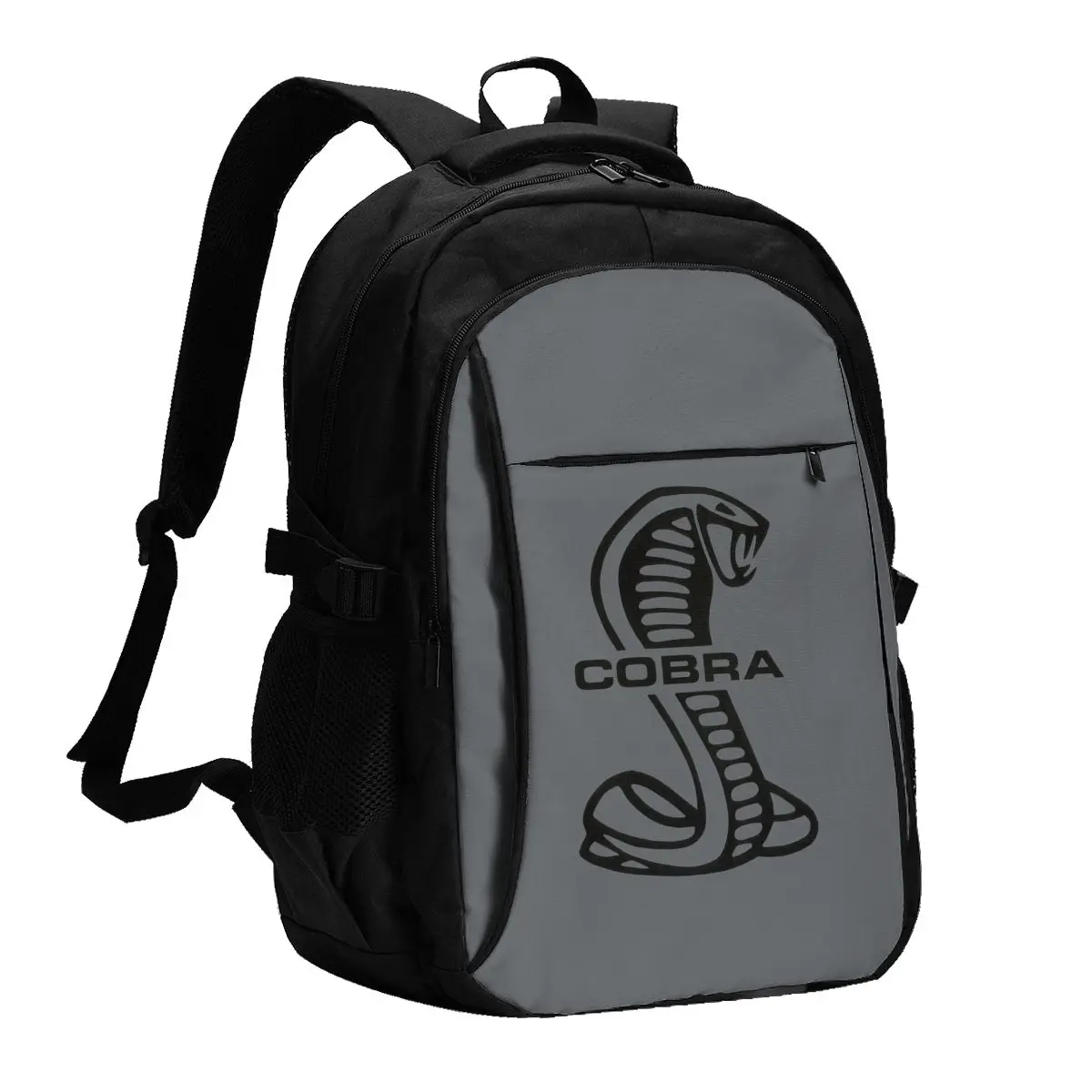 

Cobra Snake Animals Usb Backpacks Fashion Tote Travel Hiking Usb Port Notebook Bags