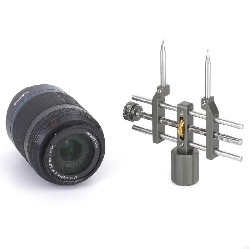 Precise Lens Repair Tool with Adjustable Width for Efficient Camera Maintenance Stainless Steel Lens Removal