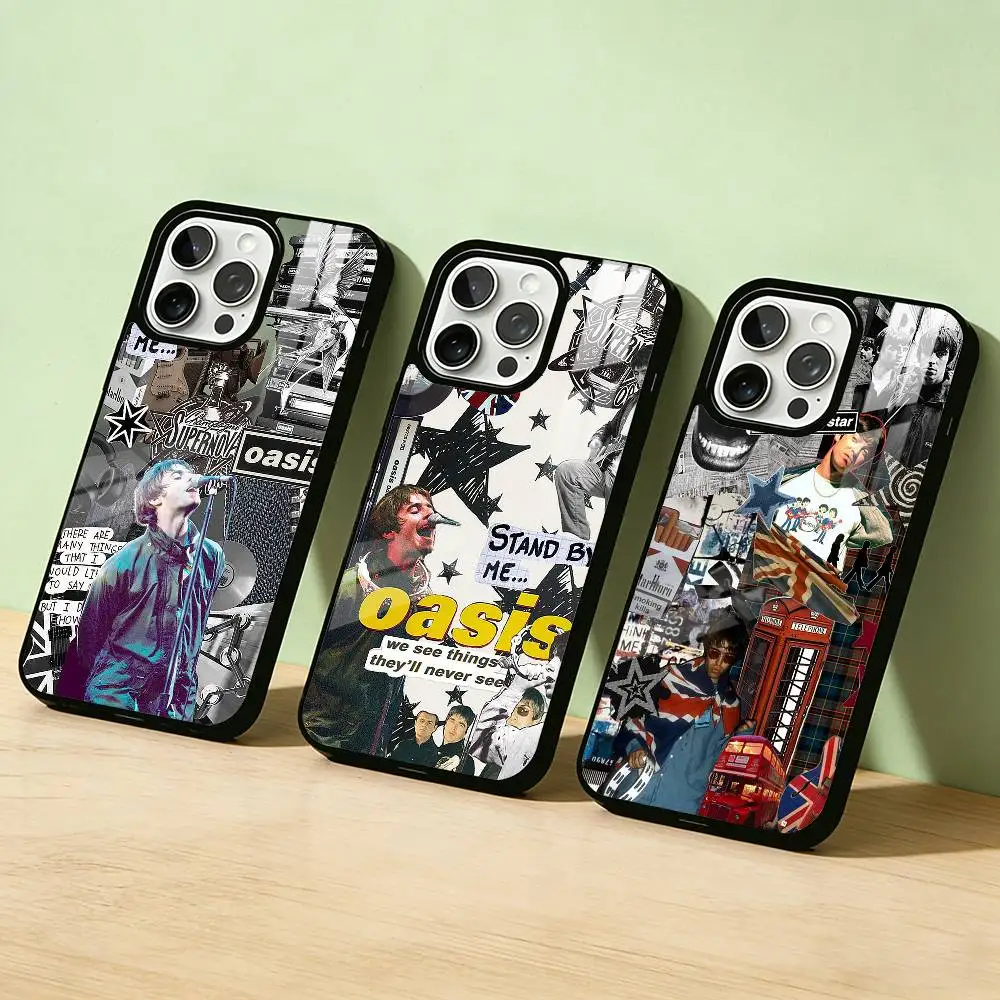 

AAA Hot O-Oasis Band Phone Case For iPhone 17,16,15,14,13,12,11,Pro Max,Plus Candy Silver Cover