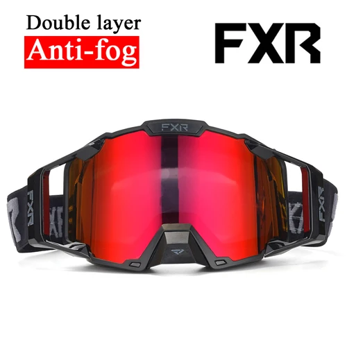 Imagen 1 del producto FXR COMBAT-gafas para casco de Motocross, gafas para motocicleta de carreras FXR, gafas de esquí para moto de cross, gafas antiniebla de doble capa