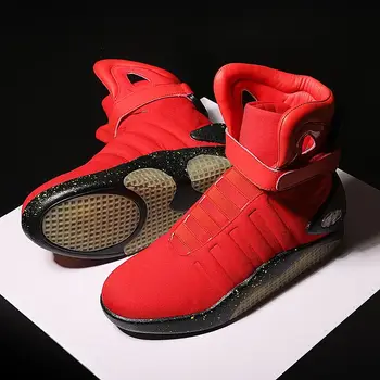 時尚 1989 發光運動鞋 LED 磁吸鞋 男士氣墊鞋 USB 充電氣墊鞋 回到未來靴 尺寸 35-47 10 最佳銷售 回到未來鞋 - №3