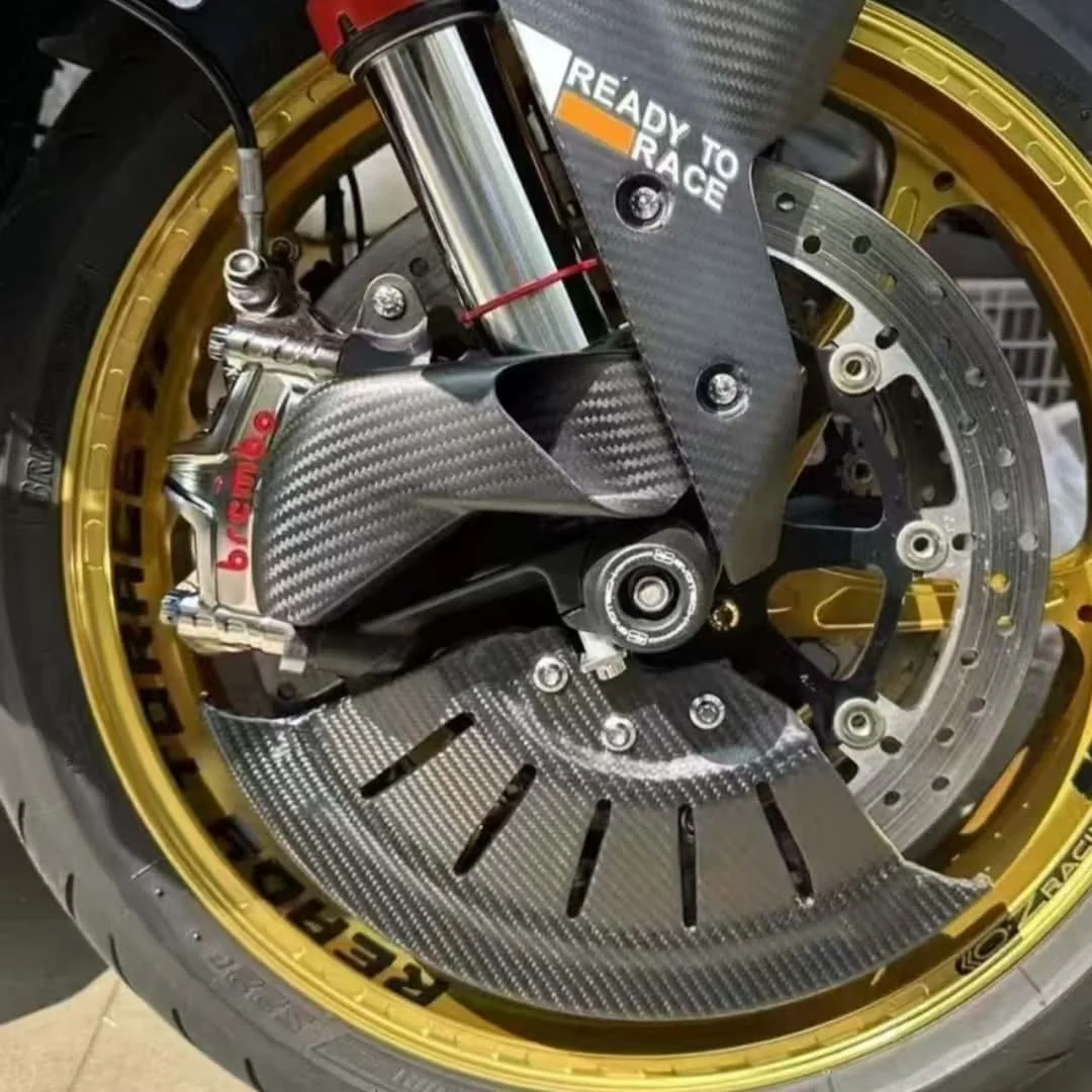 For KTM SUPER DUKE 1290 Super Duke R RR R EVO 100% Carbon Fiber Motorcycle Fairing Front Brake Disc Protector